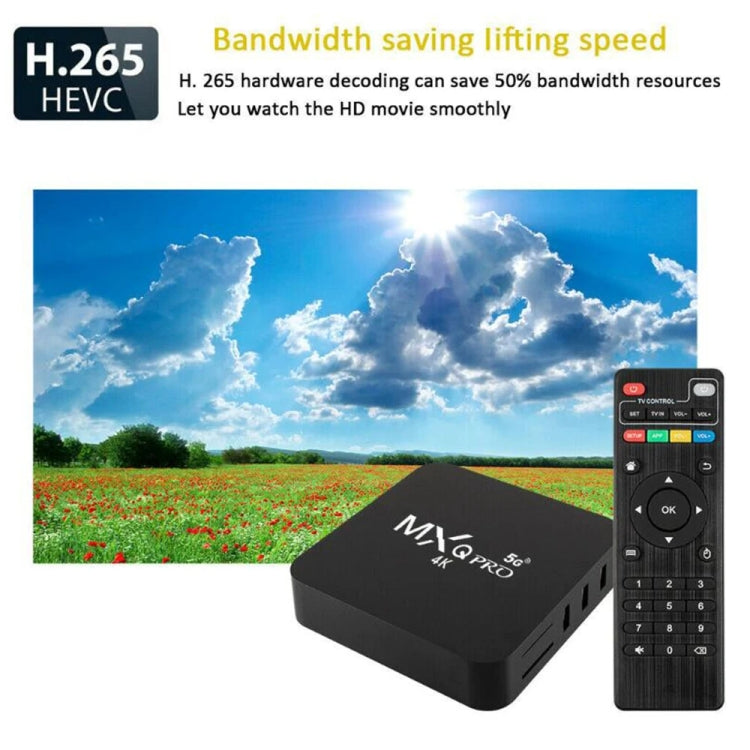 MXQ Pro RK3228A Quad-Core CPU 4K HD Network Set-Top Box, RAM:2GB+16GB(EU Plug) - HoMEdemic™ 