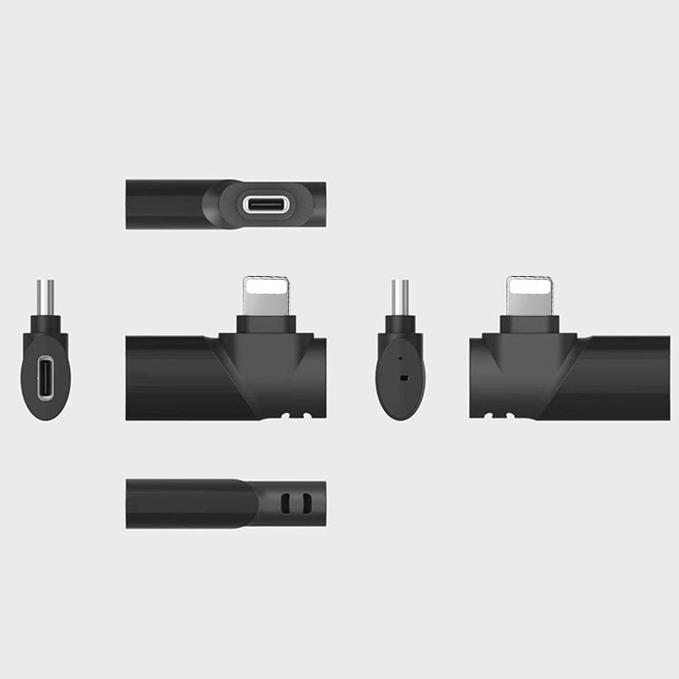 MY-M6 8 Pin Port Portable Smart Noise Reduction 2.4GHz Wireless Microphone with Clip, 8 Pin - HoMEdemic™ 