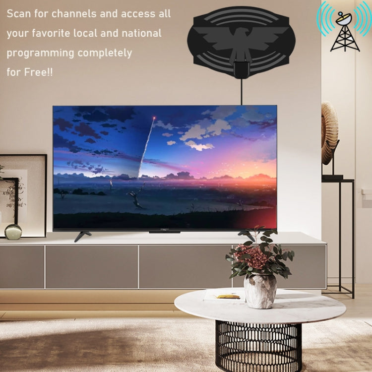 MYC-HDTV049 25dB 4K HDTV Antenna, Reception Range: 150 Miles, MYC-HDTV049 - HoMEdemic™ 