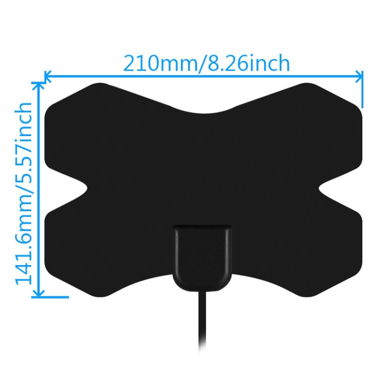 MYC-HDTV050 X Shield 25dB 4K HDTV Antenna, Reception Range: 150 Miles, MYC-HDTV050 - HoMEdemic™ 