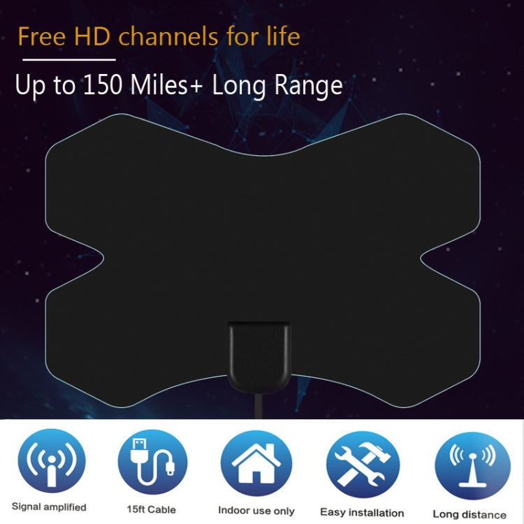 MYC-HDTV050 X Shield 25dB 4K HDTV Antenna, Reception Range: 150 Miles, MYC-HDTV050 - HoMEdemic™ 