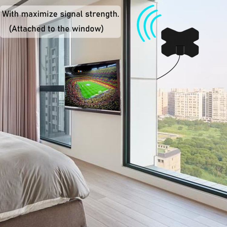 MYC-HDTV050 X Shield 25dB 4K HDTV Antenna, Reception Range: 150 Miles, MYC-HDTV050 - HoMEdemic™ 