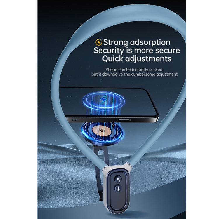 Magnetic Hanging Neck Holder For Mobile Phones/Action Cameras(Star Light Color) - HoMEdemic™ 