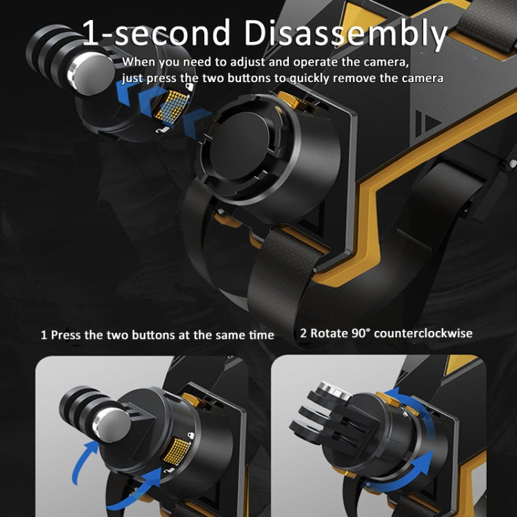 Magnetic Quick Release Motorcycle Helmet Chin Stand Mount For  Action Camera - HoMEdemic™ 