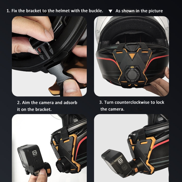Magnetic Quick Release Motorcycle Helmet Chin Stand Mount For Smart Phone - HoMEdemic™ 