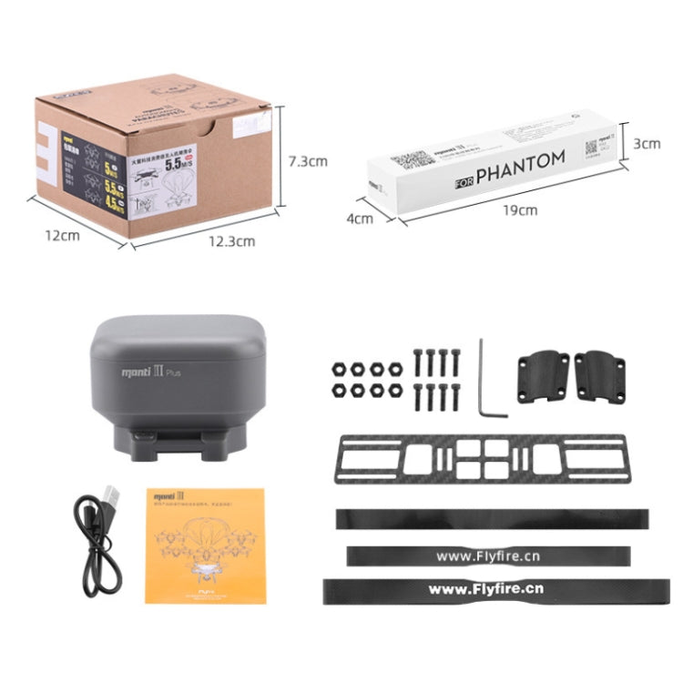 Manti 3 Plus Parachute for DJI Phantom 2 / 3 / 4 Improve Safety Slow Down Fall Speed Accessories - HoMEdemic™ 