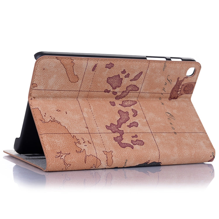 Map Texture Horizontal Flip Leather Case for Galaxy Tab A 8 (2019) P200 / P205,  with Holder & Card Slots & Wallet, Random Texture Delivery, For Galaxy Tab A 8 (2019) - HoMEdemic™ 
