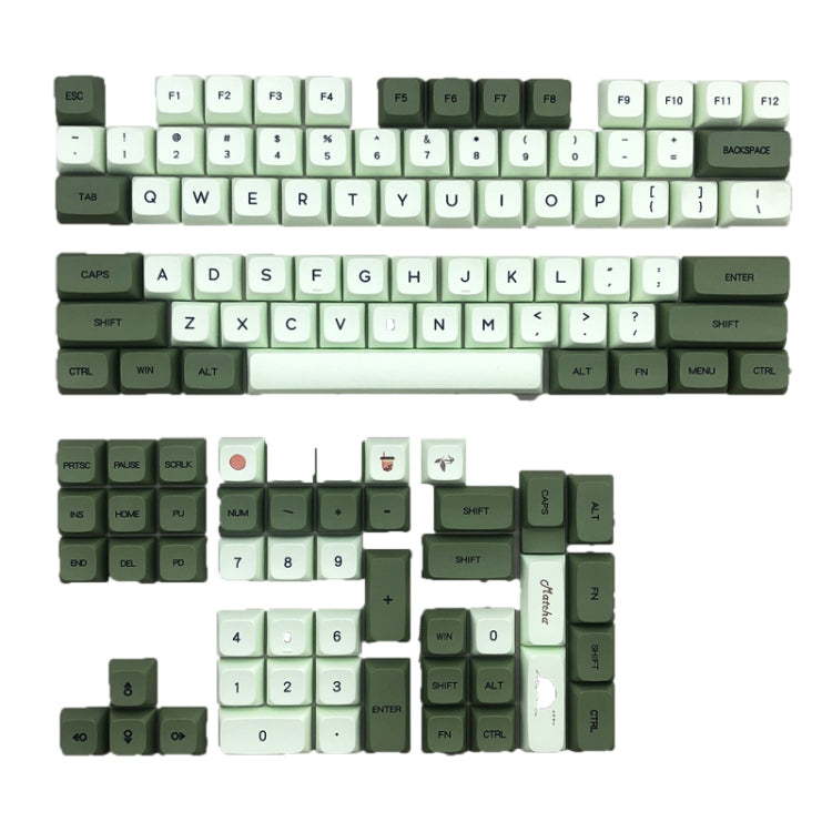 Matcha 124 Keys Sublimation Mechanical Keyboard PBT Keycaps - HoMEdemic™ 