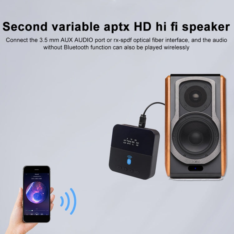 Measy BTC880 2 in 1 USB-C / Type-C Interface Bluetooth Wireless Audio Transmitter Receiver (Black) - HoMEdemic™ 