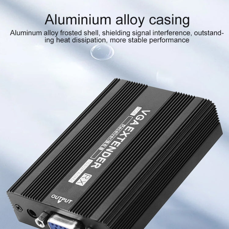 Measy VGA1815 VGA Extender Transmitter and Receiver Converter, POE Single Power Supply, Transmission Distance: 150m(AU Plug) - HoMEdemic™ 