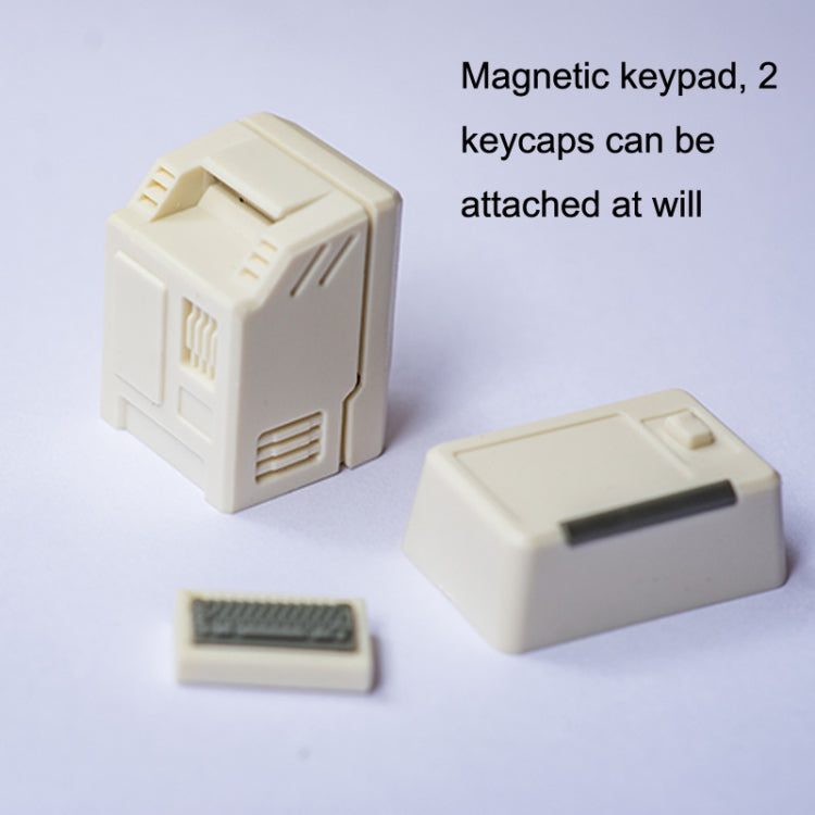Mechanical Keyboard MAC Retro Light Transmission Keycap(Black) - HoMEdemic™ 