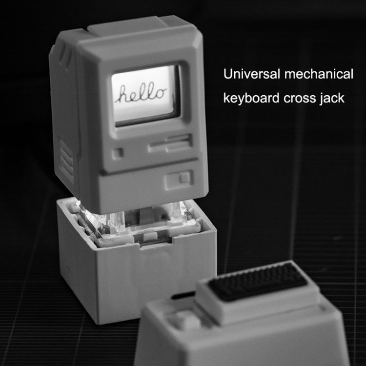 Mechanical Keyboard MAC Retro Light Transmission Keycap(Silver Gray) - HoMEdemic™ 