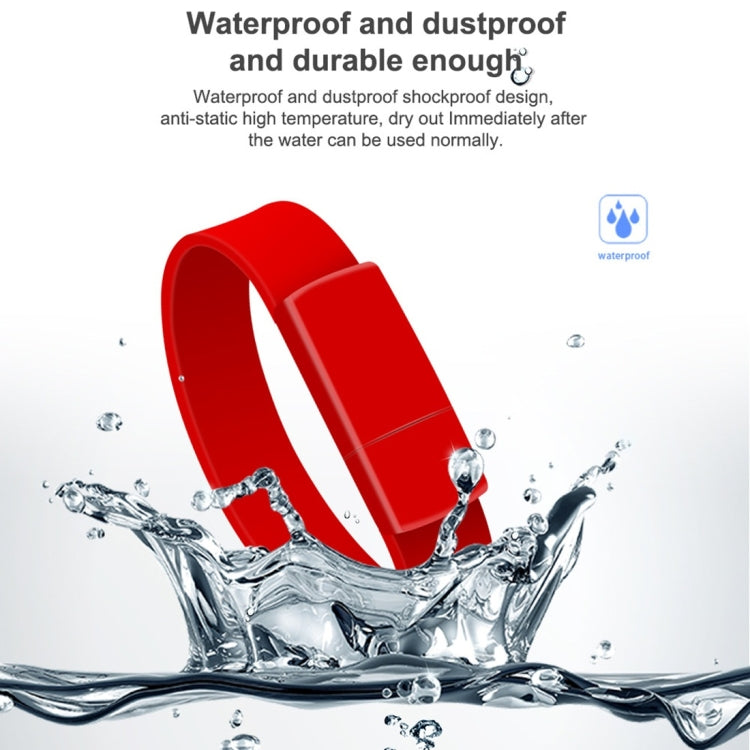 MicroDrive 128GB USB 2.0 Fashion Bracelet Wristband U Disk - HoMEdemic™ 