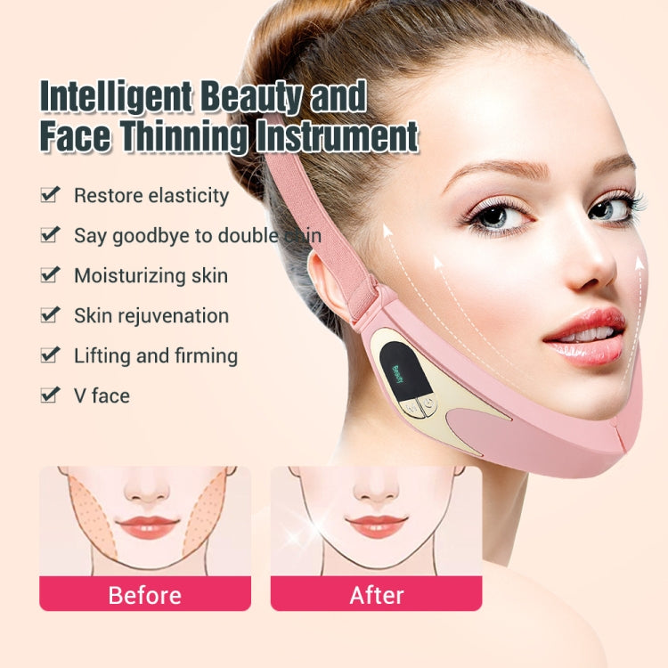 Microcurrent EMS Face Thinning Instrument Red Blue Light Skin Rejuvenation Beauty Instrument(Pink) - HoMEdemic™ 