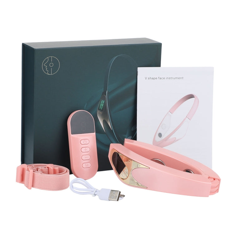 Microcurrent EMS Face Thinning Instrument Red Blue Light Skin Rejuvenation Beauty Instrument(Pink) - HoMEdemic™ 