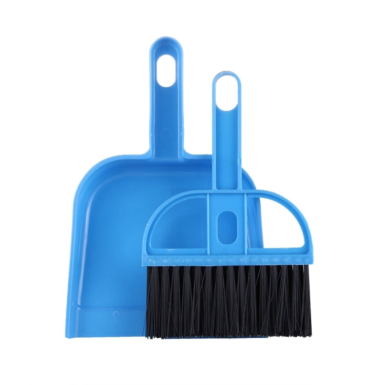 Mini Desktop Car Keyboard Sweep Cleaning Brush Small Broom Dustpan Set, 1  Set (Blue) - HoMEdemic™