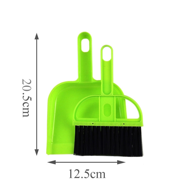 Mini Desktop Car Keyboard Sweep Cleaning Brush Small Broom Dustpan Set, 1  Set (Green), 1  Set (Blue), 1  Set (Magenta) - HoMEdemic™ 