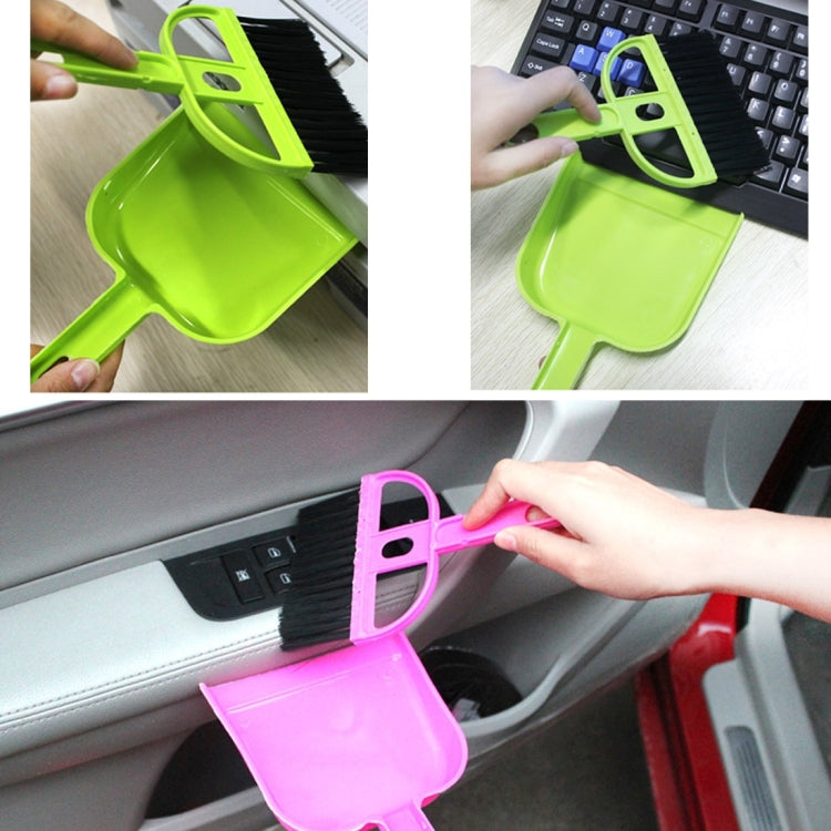 Mini Desktop Car Keyboard Sweep Cleaning Brush Small Broom Dustpan Set - HoMEdemic™ 