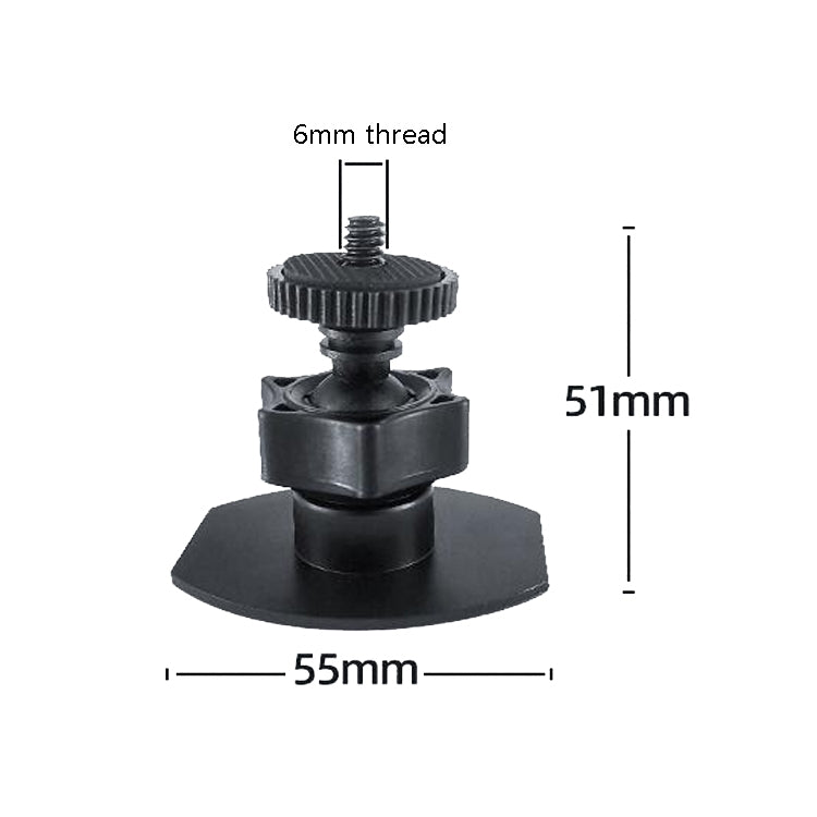 Mini Gimbal Camera Bracket Desktop Mobile Phone Bracket Recorder Car Bracket 1/4 Screw Connector for GoPro - HoMEdemic™ 