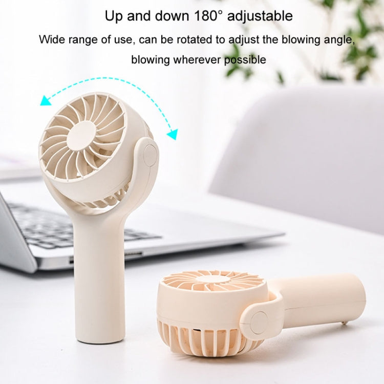 Mini Handheld Small Fan Rechargeable Mute Desktop Portable Fan(Khaki) - HoMEdemic™ 