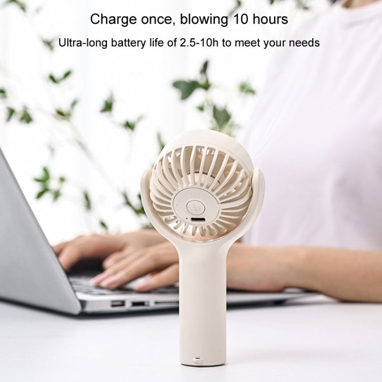 Mini Handheld Small Fan Rechargeable Mute Desktop Portable Fan(Khaki) - HoMEdemic™ 