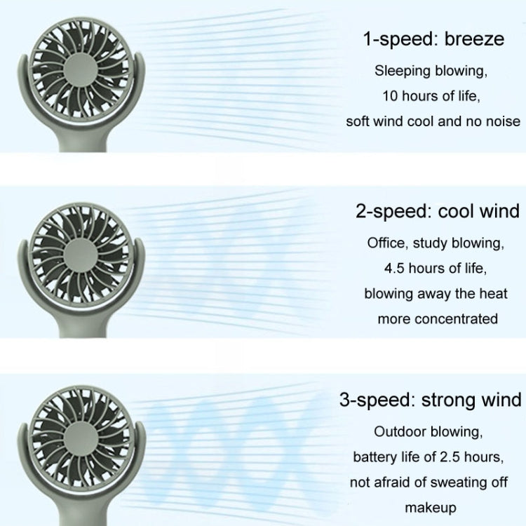 Mini Handheld Small Fan Rechargeable Mute Desktop Portable Fan(Pink) - HoMEdemic™ 