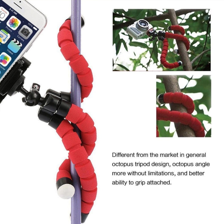 Mini Octopus Flexible Foam Tripod Holder with Phone Clamp & Remote Control - HoMEdemic™ 