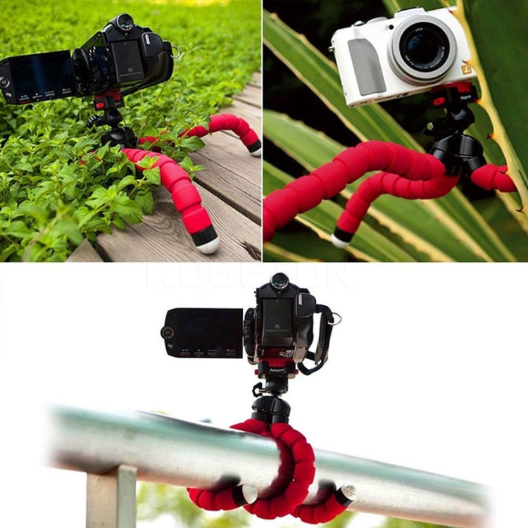 Mini Octopus Flexible Foam Tripod Holder with Phone Clamp & Remote Control - HoMEdemic™ 
