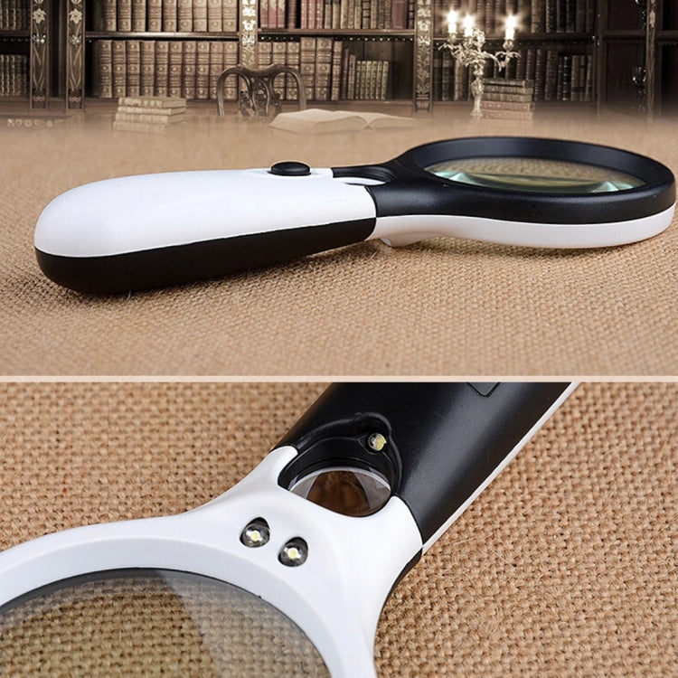 Mini Portable 3-45X Handheld (Black), 3 LED Black, 3 LED White - HoMEdemic™ 