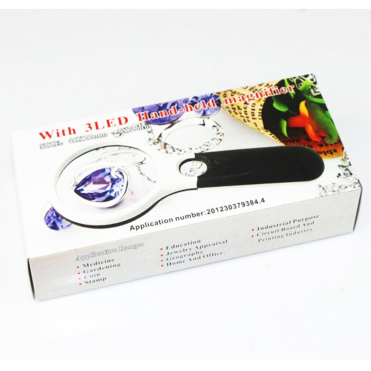 Mini Portable 3-45X Handheld (Black), 3 LED Black, 3 LED White - HoMEdemic™ 