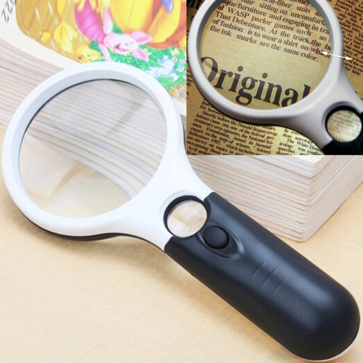 Mini Portable 3-45X Handheld (Black), 3 LED Black, 3 LED White - HoMEdemic™ 