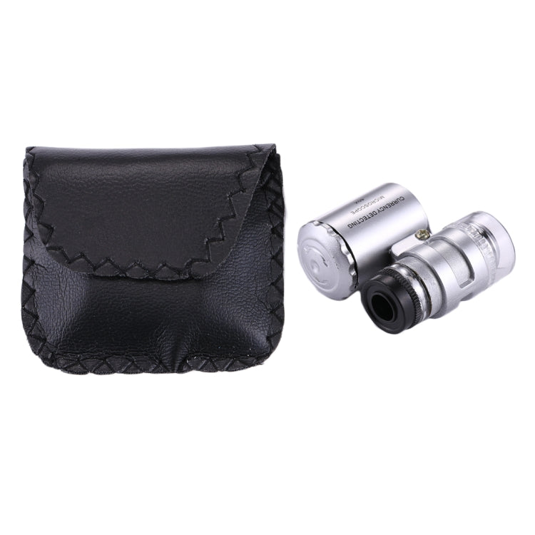 Mini Portable 60X Jewelry Appraisal Microscope with LED Light & Currency Detecting Function - HoMEdemic™ 