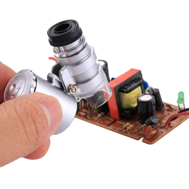 Mini Portable 60X Jewelry Appraisal Microscope with LED Light & Currency Detecting Function - HoMEdemic™ 