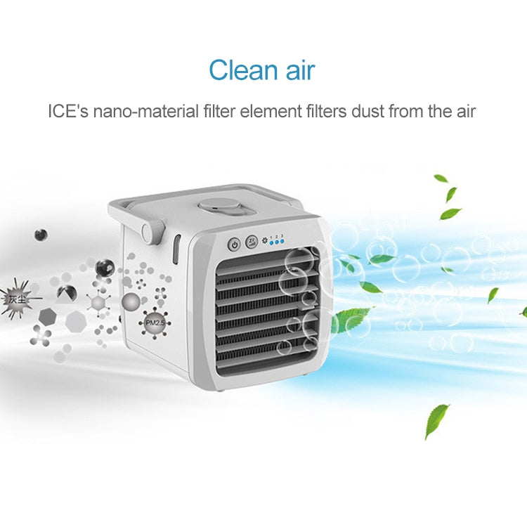 Mini Portable Household USB Refrigeration Air Conditioning Fan Air Cooler, 14.5x13x12.5cm - HoMEdemic™ 