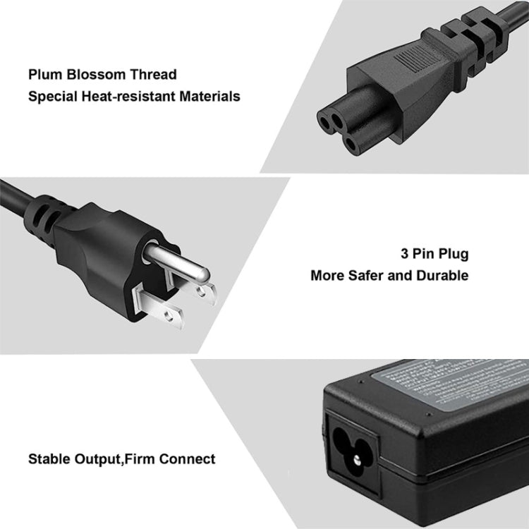 Mini Replacement AC Adapter 19.5V 2.31A 45W for Dell Notebook, Output Tips: 4.5mm x 2.7mm(US Plug) - HoMEdemic™ 