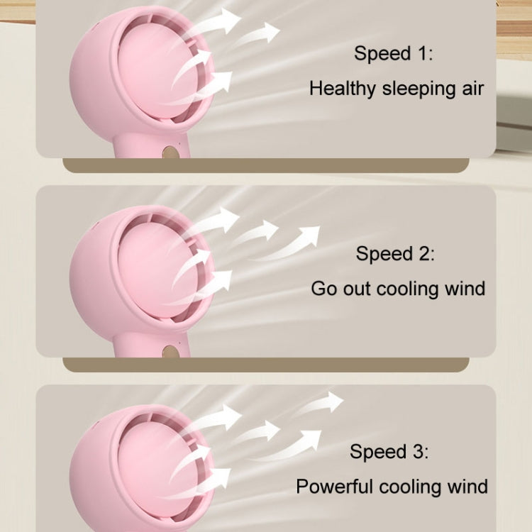 Mini Turbo Handheld Electrical Fan Portable USB Rechargeable Small Fan(Light Brown) - HoMEdemic™ 