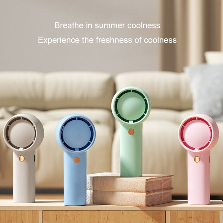 Mini Turbo Handheld Electrical Fan Portable USB Rechargeable Small Fan(Light Brown) - HoMEdemic™ 