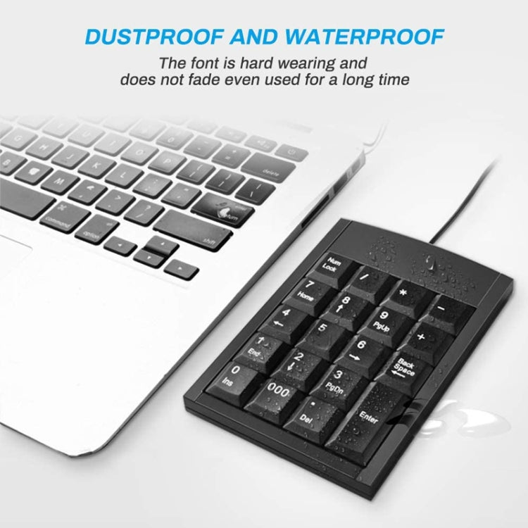 Mini USB Numeric keyboard with 19 keys, USB Numeric keyboard - HoMEdemic™ 