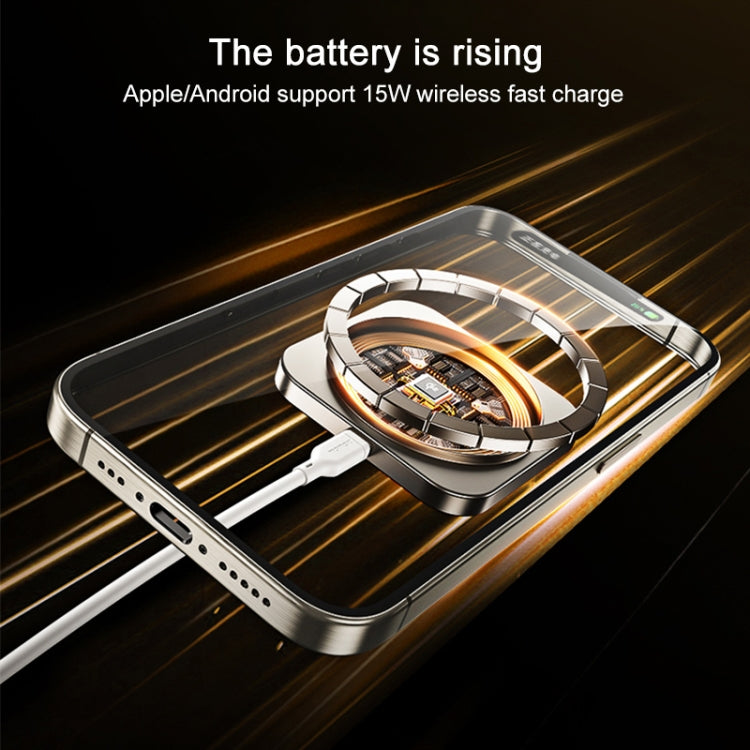 Momax Cm32 Q2 Mag Mount Metal Magnetic Wireless Fast Charging Car Holder - HoMEdemic™ 