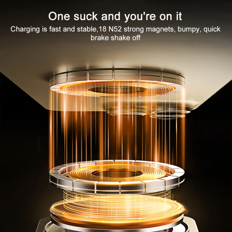 Momax Cm32 Q2 Mag Mount Metal Magnetic Wireless Fast Charging Car Holder - HoMEdemic™ 