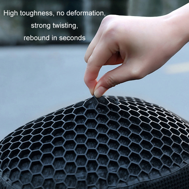 Motorcycle Breathable Massage Waterproof Sun-proof Silicone Seat Cushion(Black) - HoMEdemic™ 