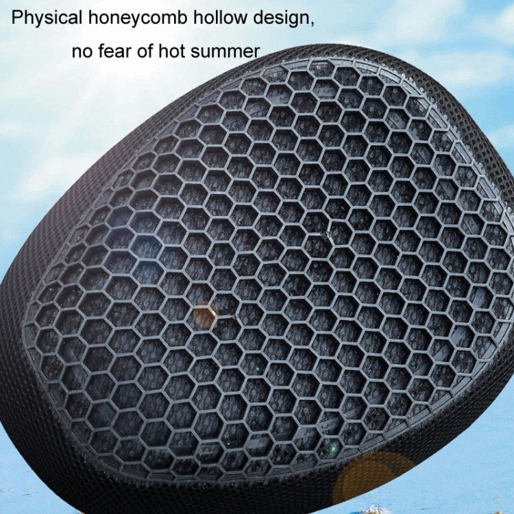 Motorcycle Breathable Massage Waterproof Sun-proof Silicone Seat Cushion(Black) - HoMEdemic™ 
