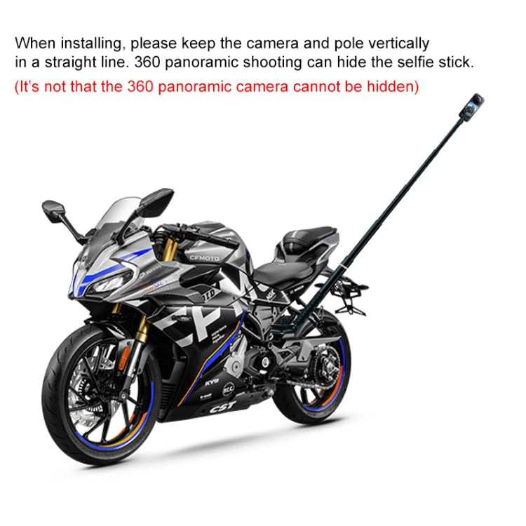 Motorcycle Clamps Handlebar Fixed Mount 3 in 1 U-Type Mount Selfie Stick - HoMEdemic™ 