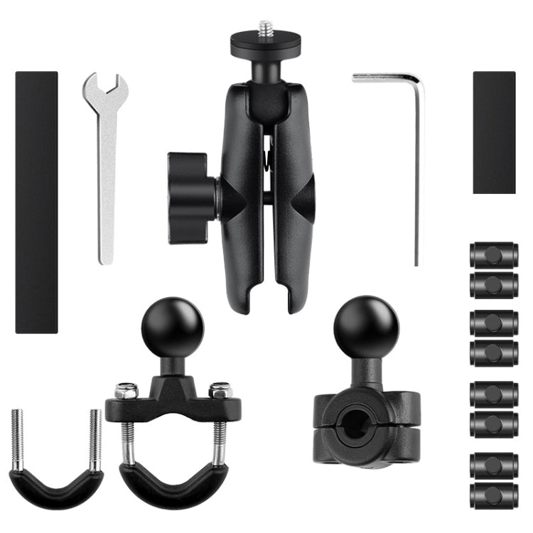 Motorcycle Clamps Handlebar Fixed Mount 9 in 1 Wrench O-Type Mount Crabs No Stick - HoMEdemic™ 