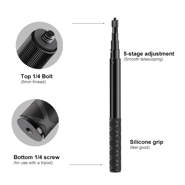 Motorcycle Double Dual-heads Crabs Clamps Handlebar Fixed Mount Selfie Stick - HoMEdemic™ 