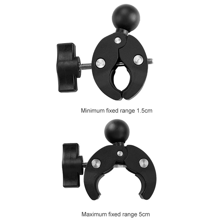 Motorcycle Dual-heads Crabs Clamps Handlebar Fixed Mount, Length:18cm - HoMEdemic™ 