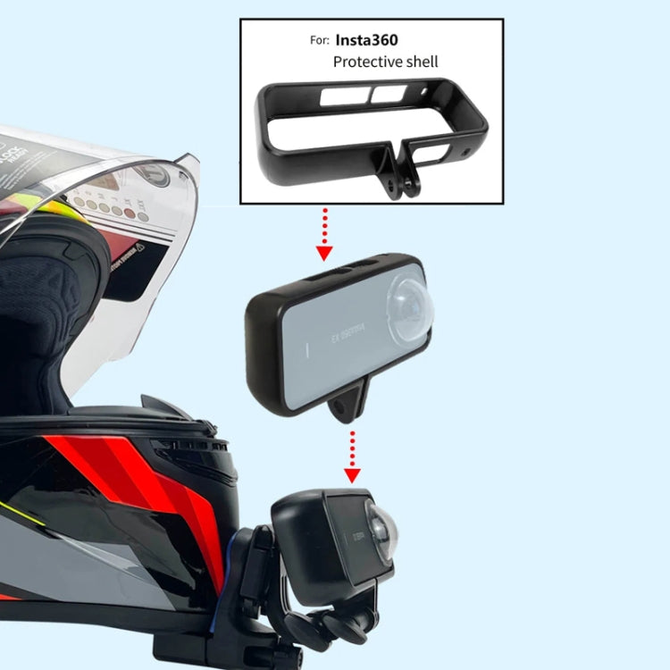 Motorcycle Helmet Chin Clamp Mount for GoPro Hero Series DJI Osmo Action, SJCAM Cameras, Spec: Set 1 - HoMEdemic™ 
