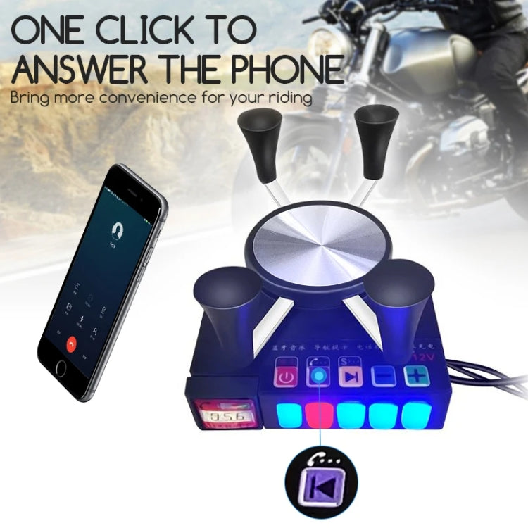 Motorcycle Mobile Phone Charging Stand With Bluetooth MP3 Speaker(YL-056) - HoMEdemic™ 