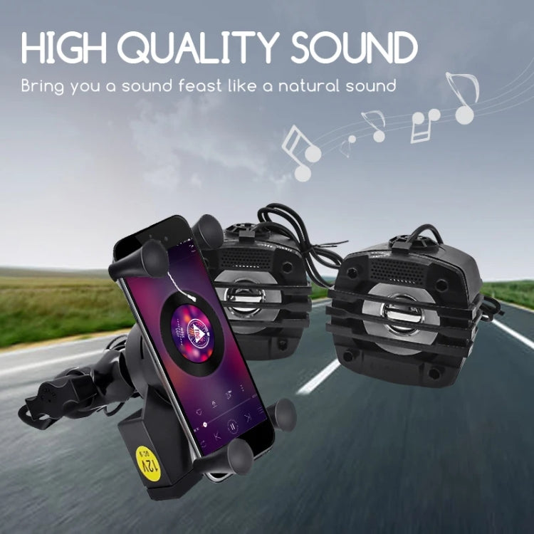 Motorcycle Mobile Phone Charging Stand With Bluetooth MP3 Speaker(YL-056) - HoMEdemic™ 