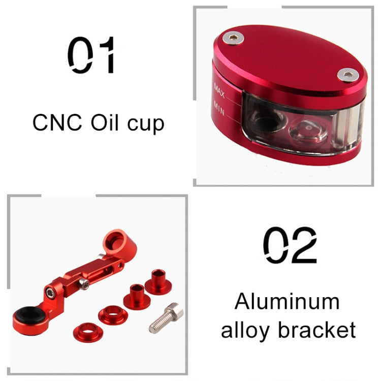 Motorcycle Modification Parts Front Brake Fluid Oil Universal Brake Oil Cup for Kawasaki / Suzuki - HoMEdemic™ 